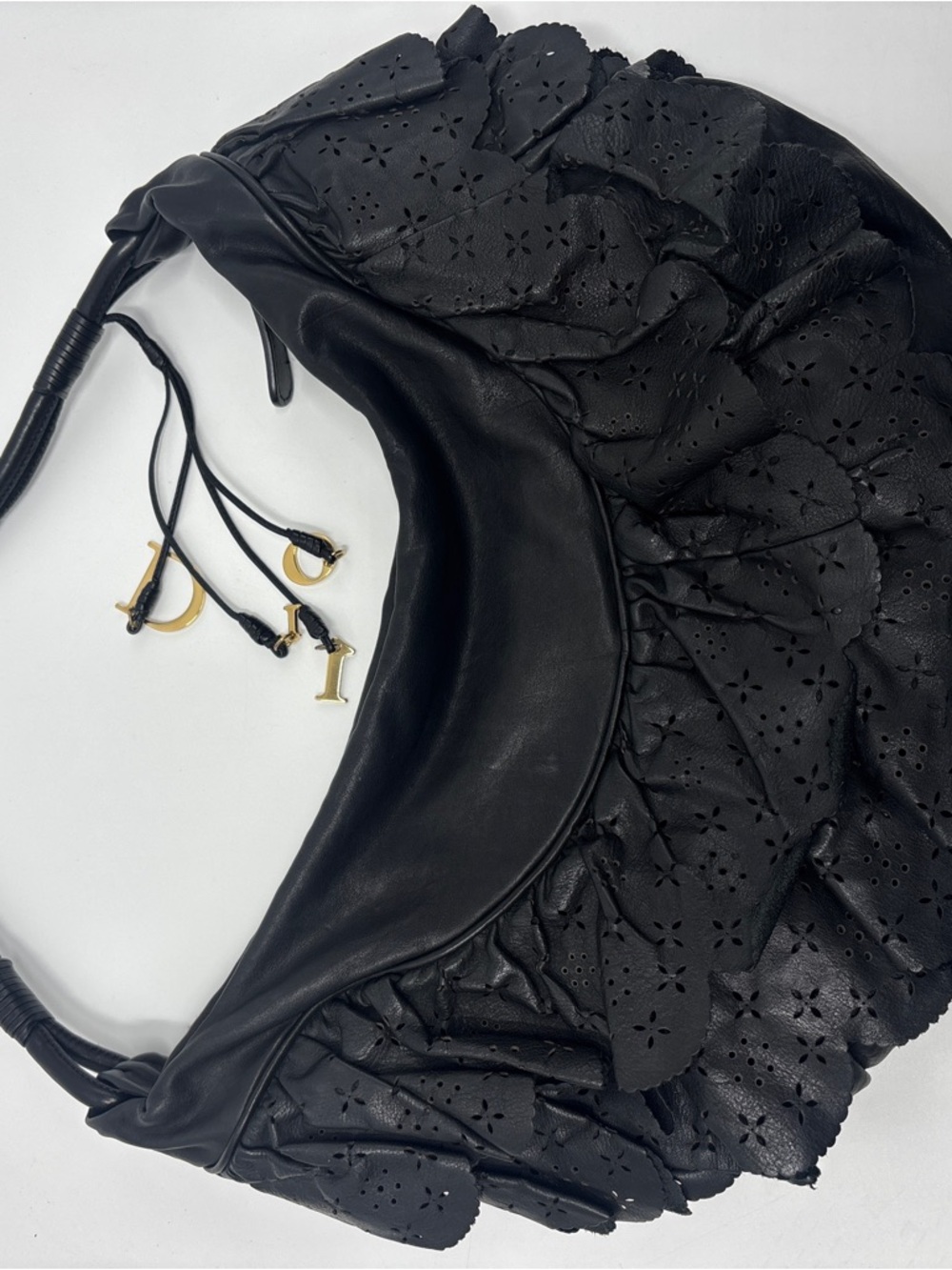 Vintage Dior Gypsy galliano ruffle shoulder bag - Picture 5 of 14